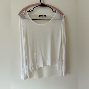 Marks and Spencer see through white blouse US size 8